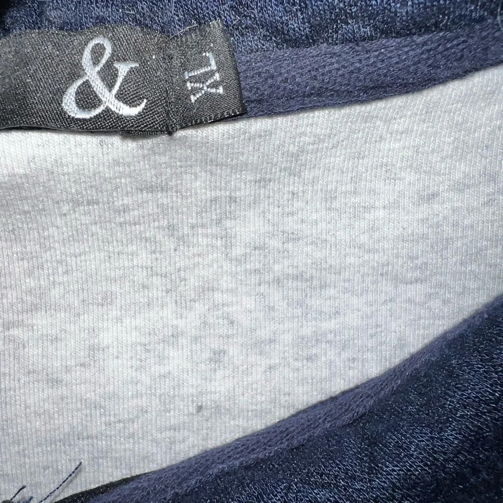 AMPERSAND AVE Black and Gray Crew Neck Sweater - Picture 2 of 3